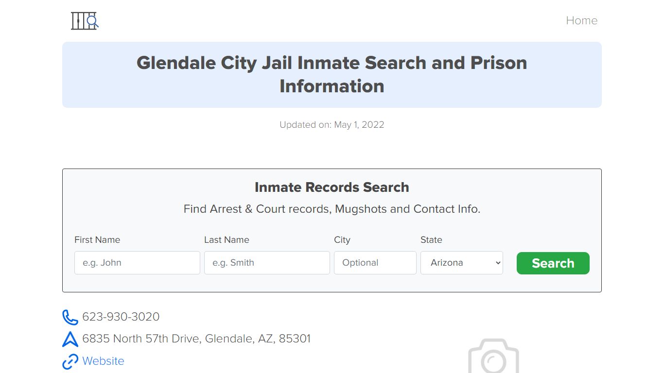 Glendale City Jail Inmate Search, Visitation, Phone no ...